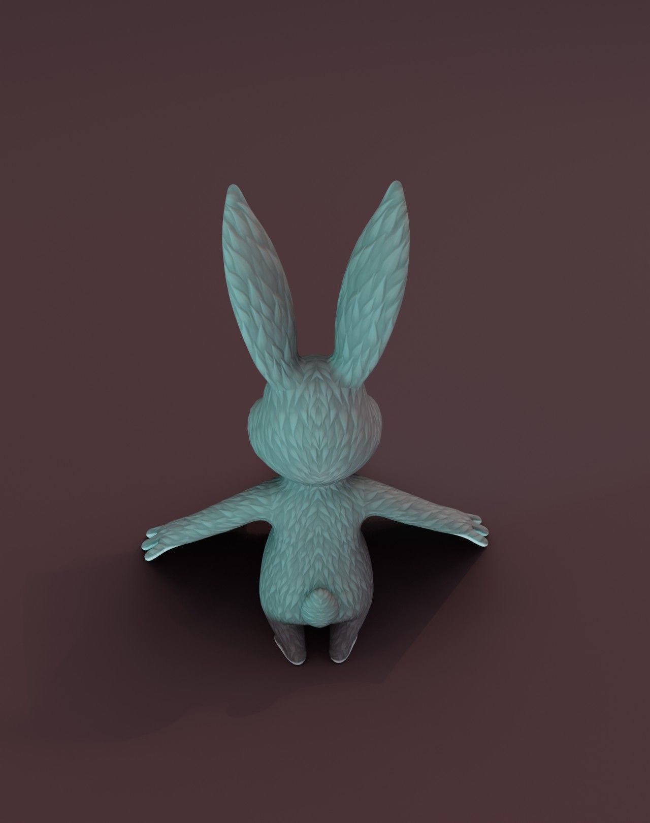 Cartoon Animated Frog Rabbit and Squirrel 3D Model Collection Low-poly 3D model_33