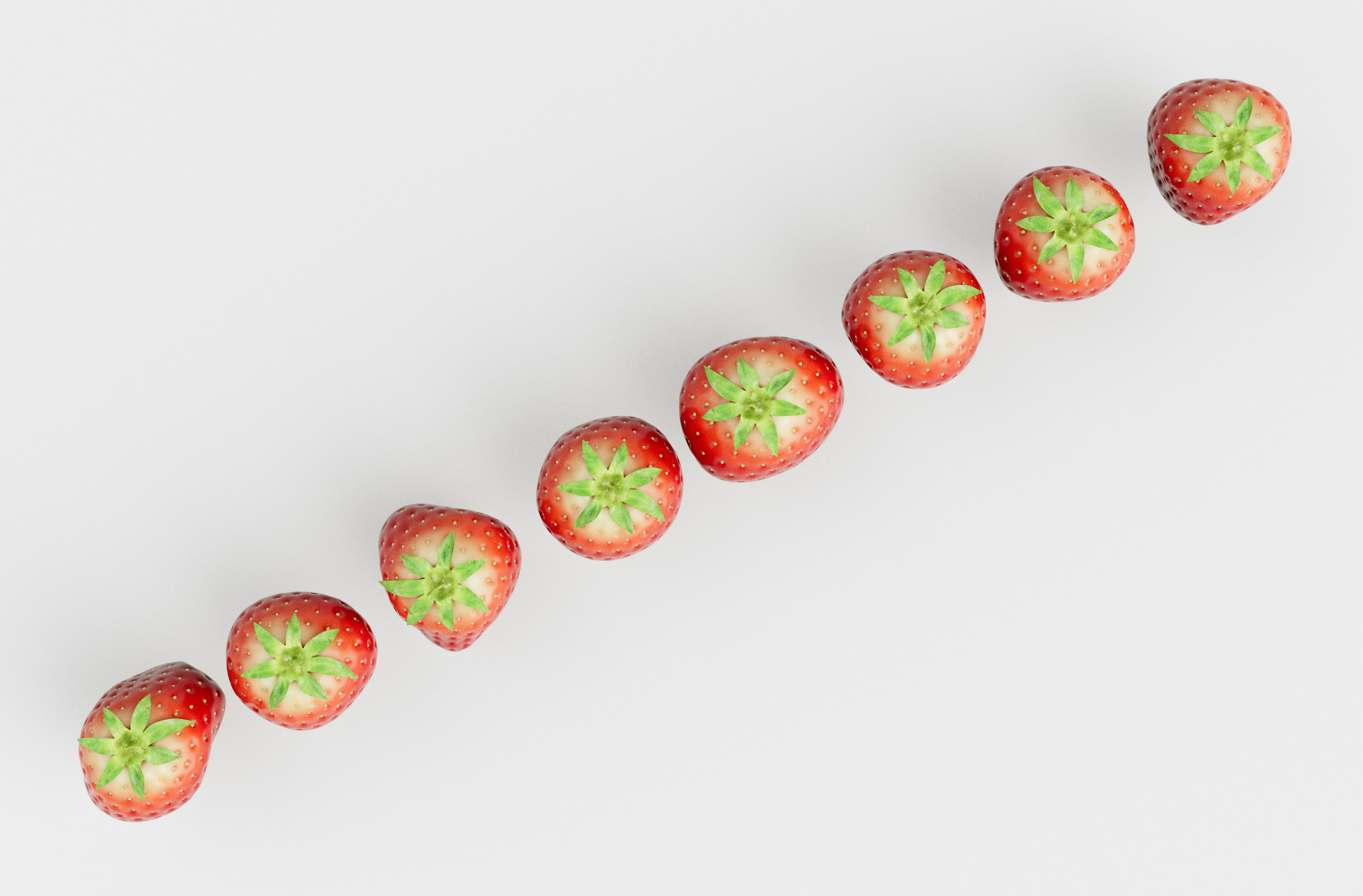 Irregular Shaped Strawberrys 3D model_5
