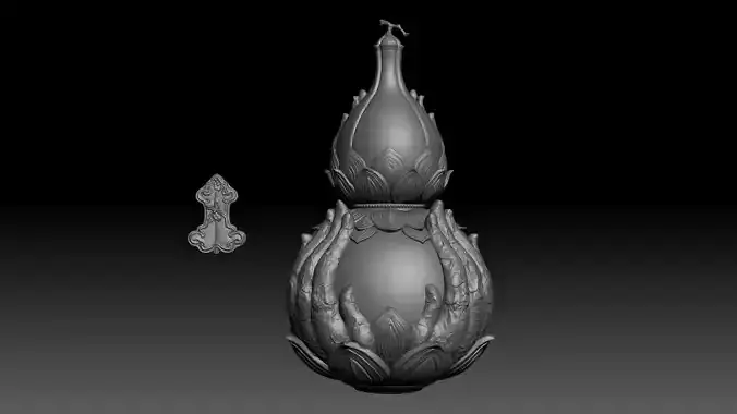Immortal Blessing Gourd - Black Myth Wukong equipment  3D print model