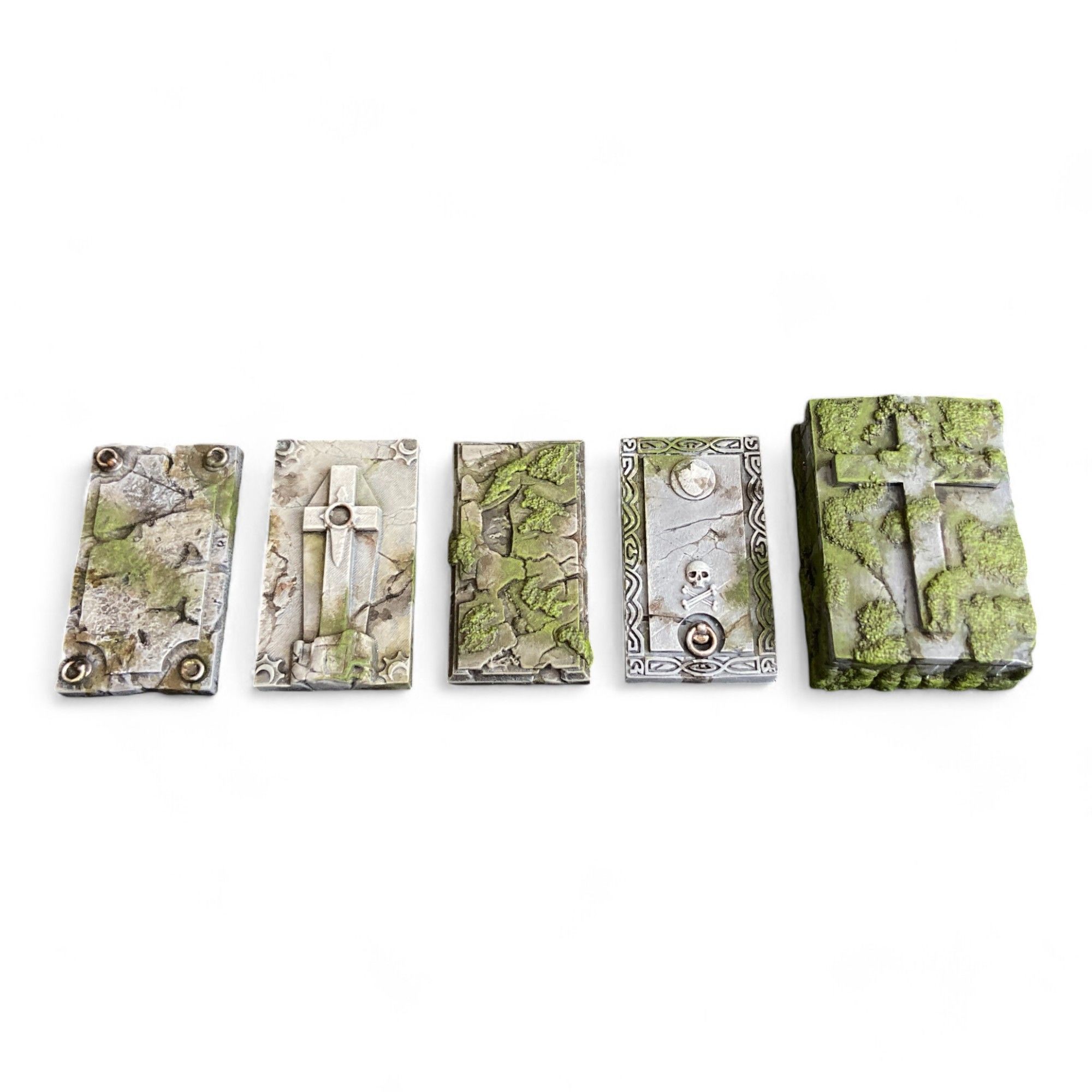 Gravestones 3D print model_4