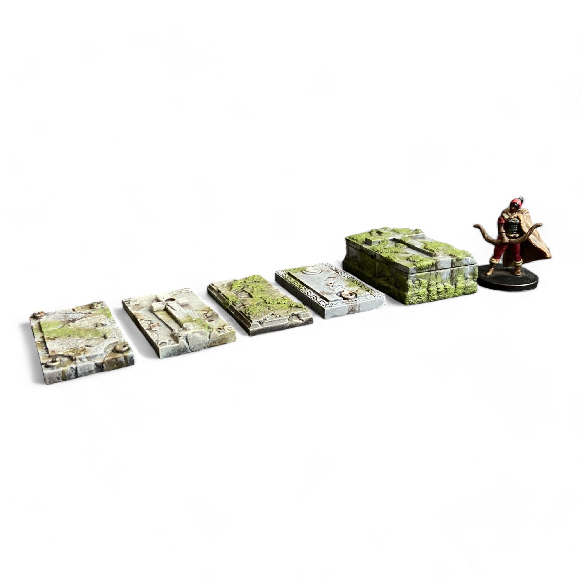 Gravestones 3D print model_3