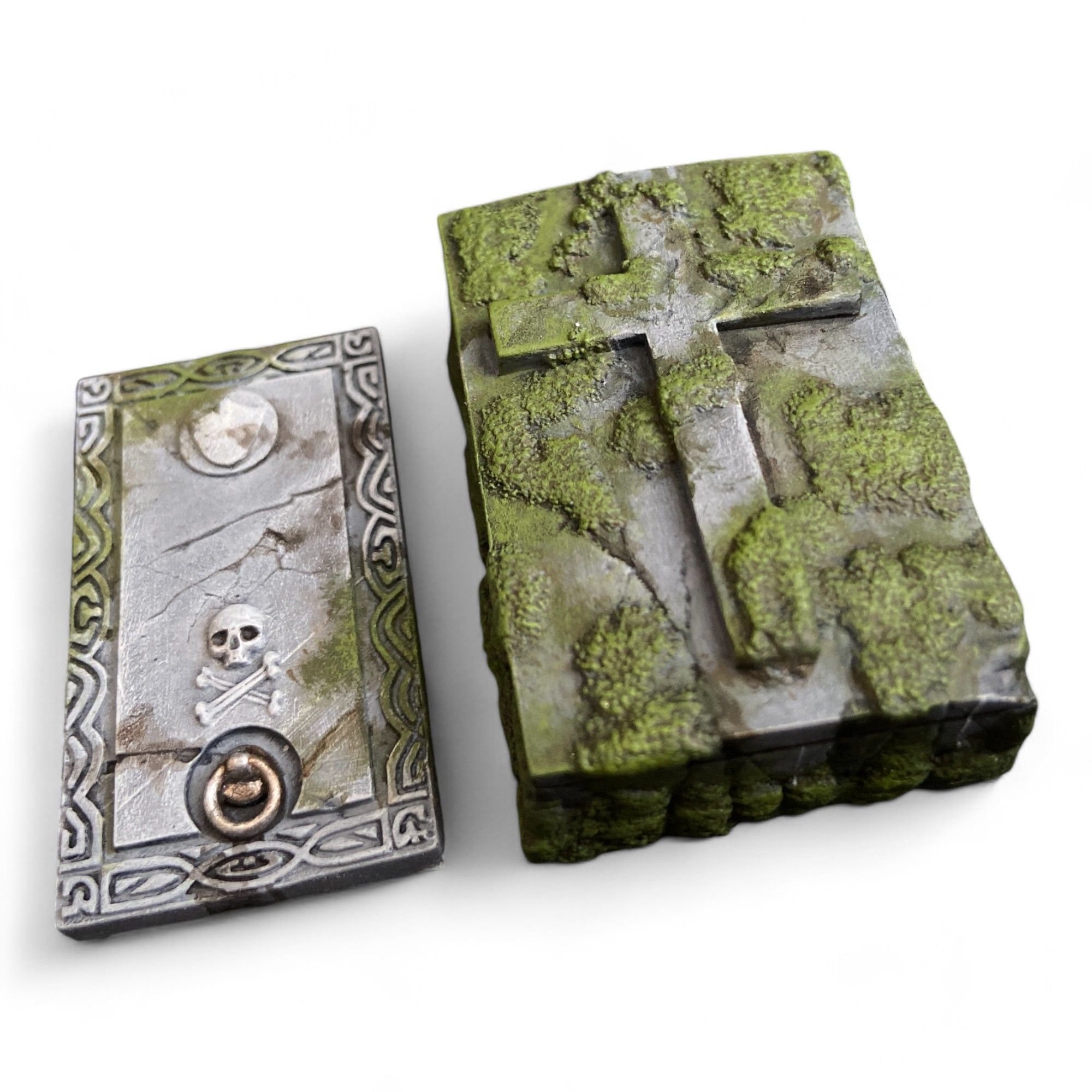 Gravestones 3D print model_6