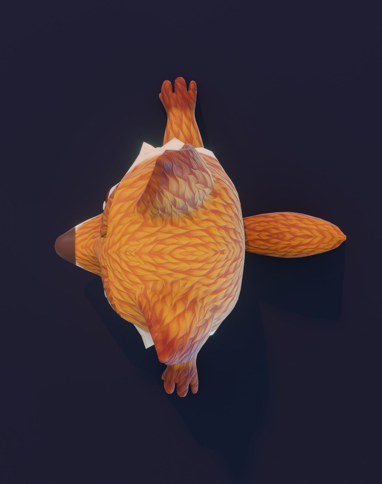 Cartoon Animated Tiger Lion and Fox 3D Model Collection Low-poly 3D model_18