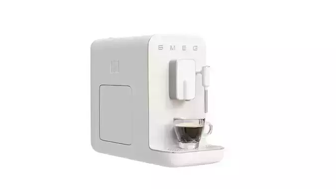 A SMEG coffee maker