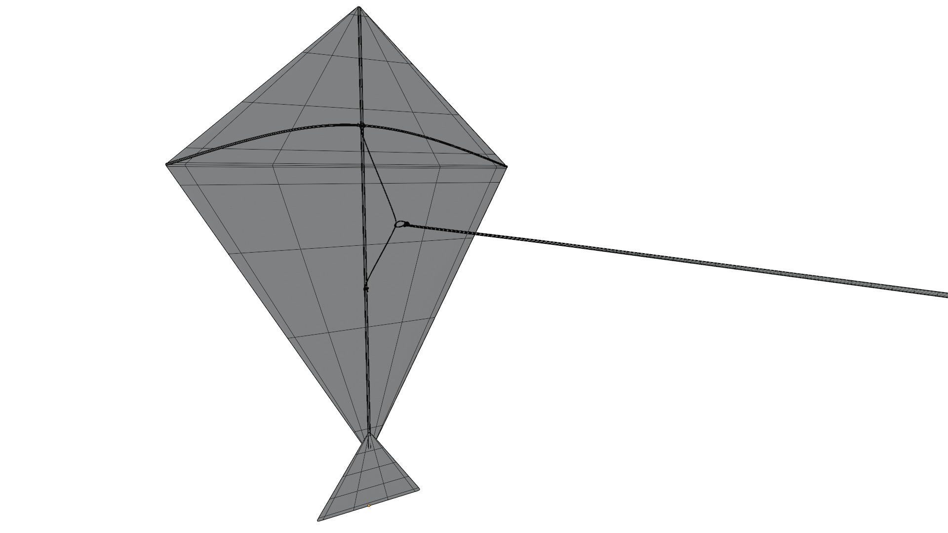 Flying Kite 3D model_14