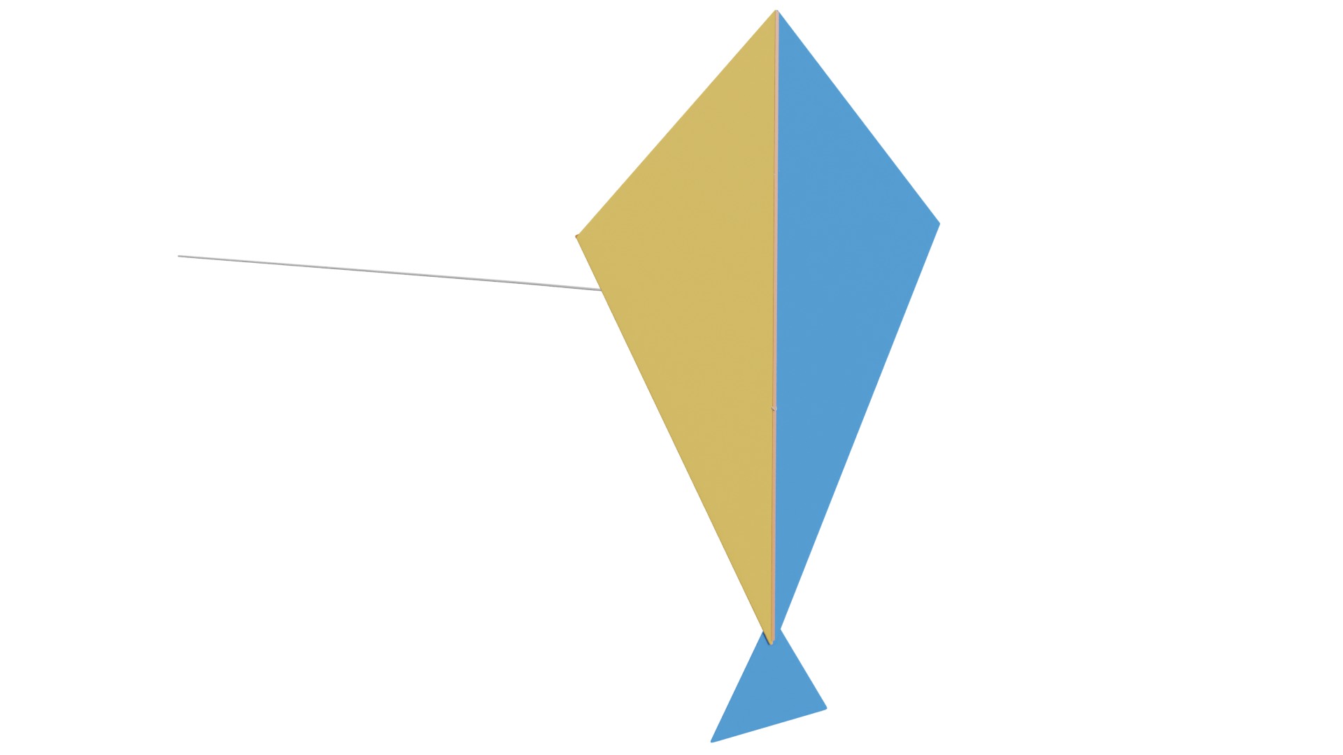 Flying Kite 3D model_2