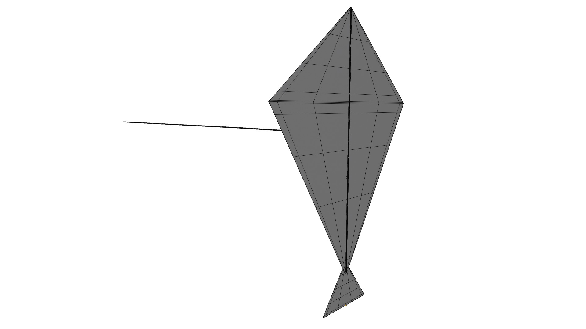 Flying Kite 3D model_10
