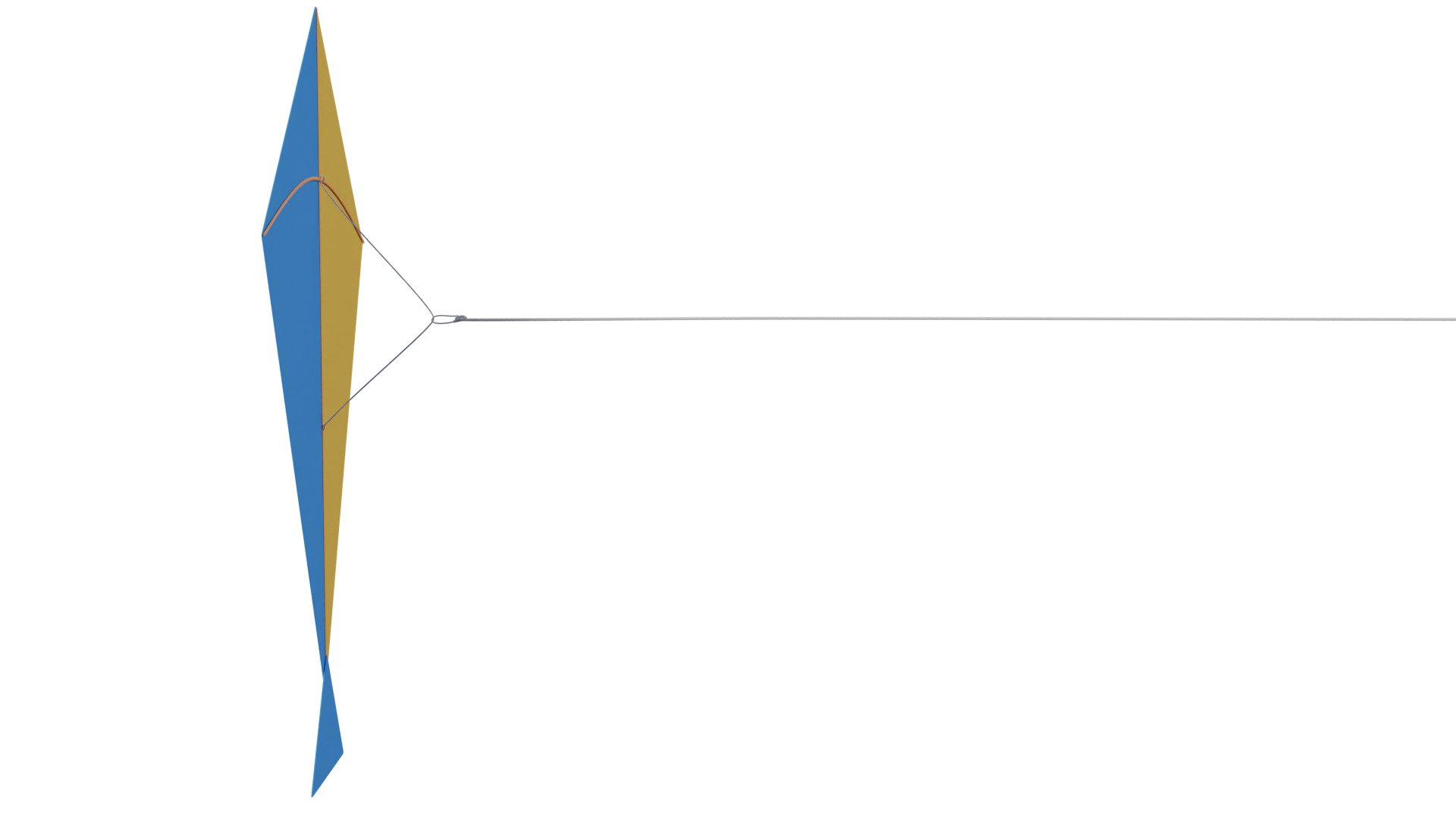 Flying Kite 3D model_5