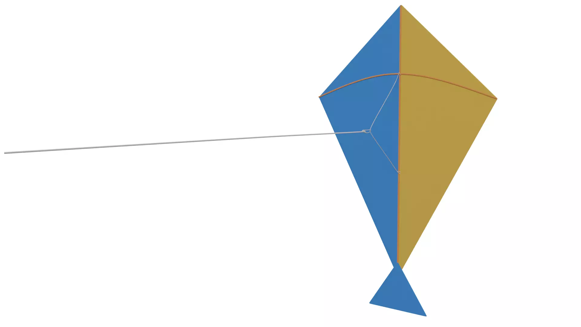 Flying Kite 3D model_0