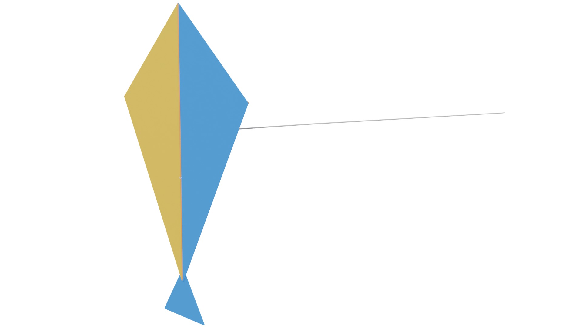 Flying Kite 3D model_4