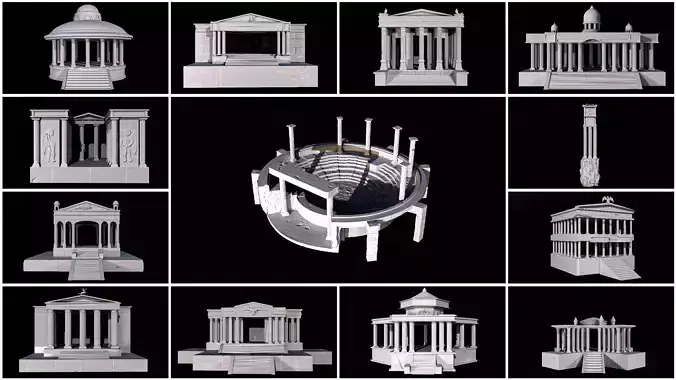 old building imperator 3D Model Collection