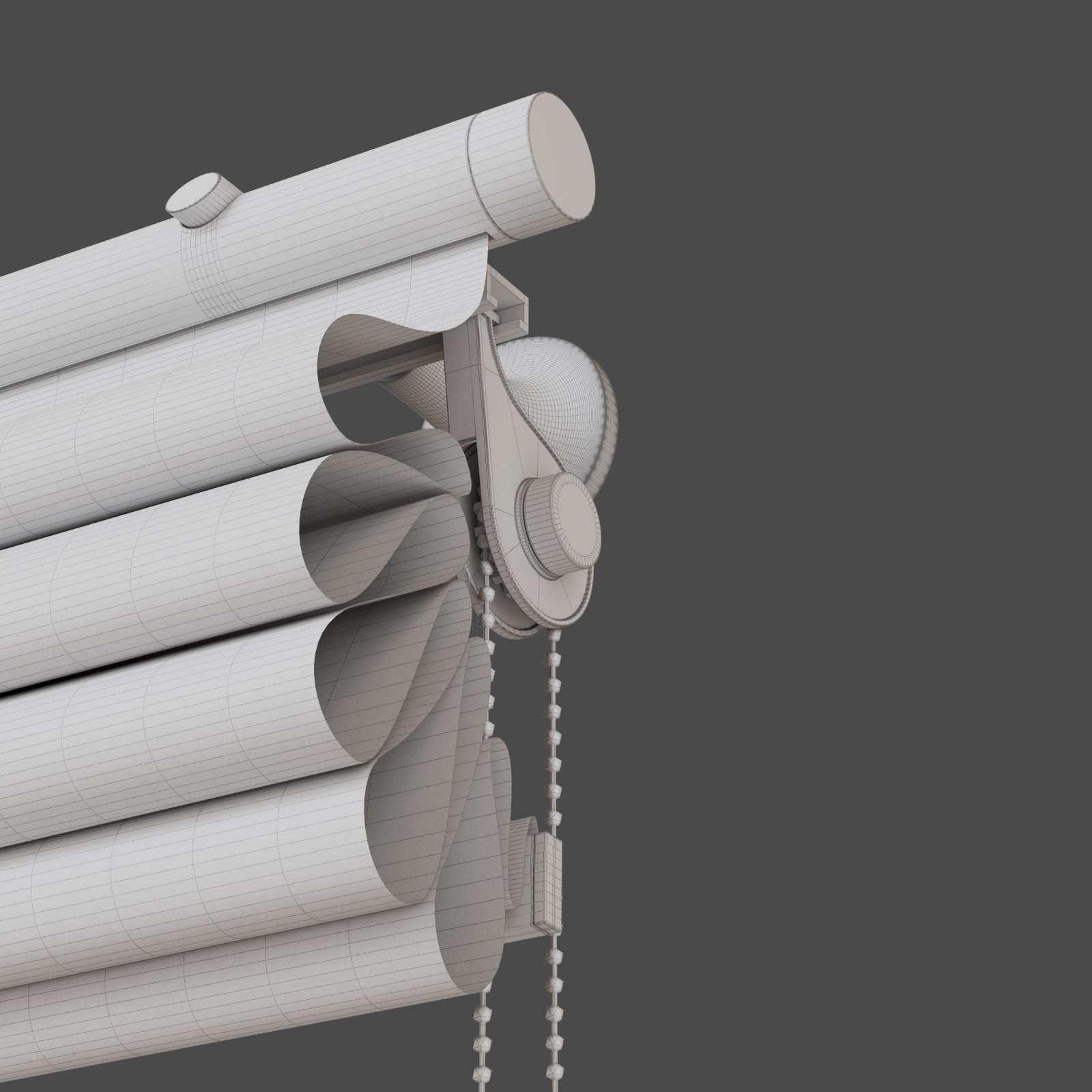 Roller blinds Set 14 3D model_6