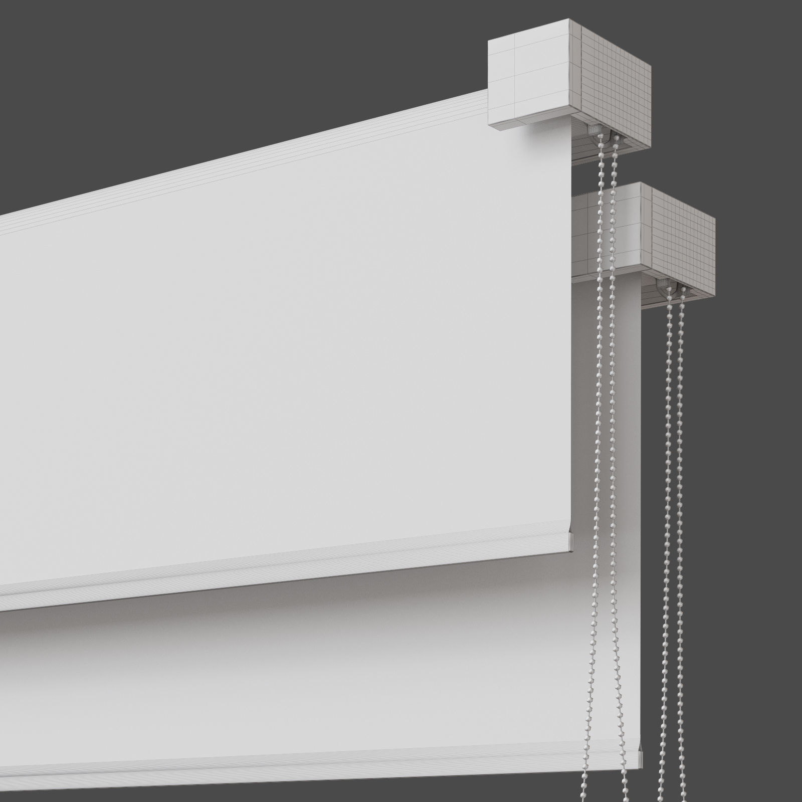 Roller blinds Set 20 3D model_5
