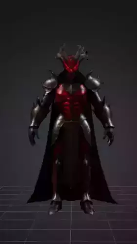 Demon Knight 3D Model
