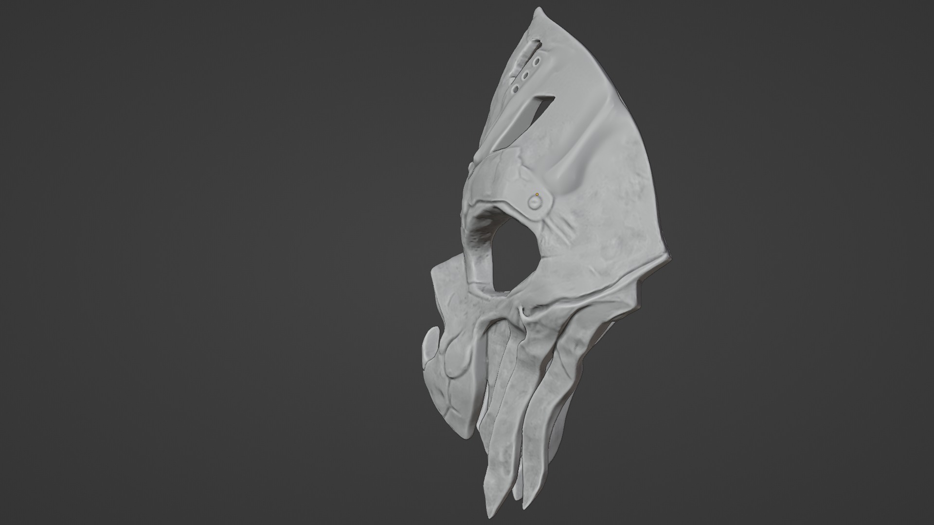 Ghost mask 3D print model_1
