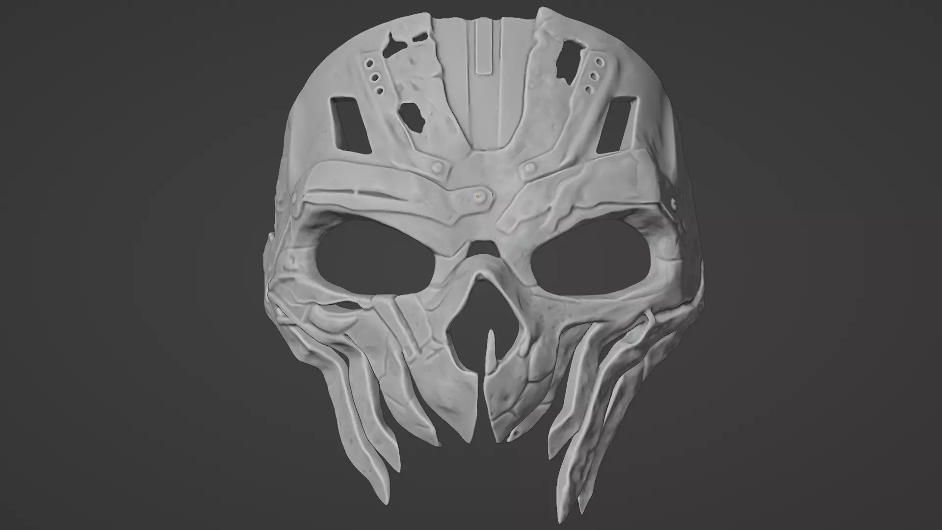 Ghost mask 3D print model_0