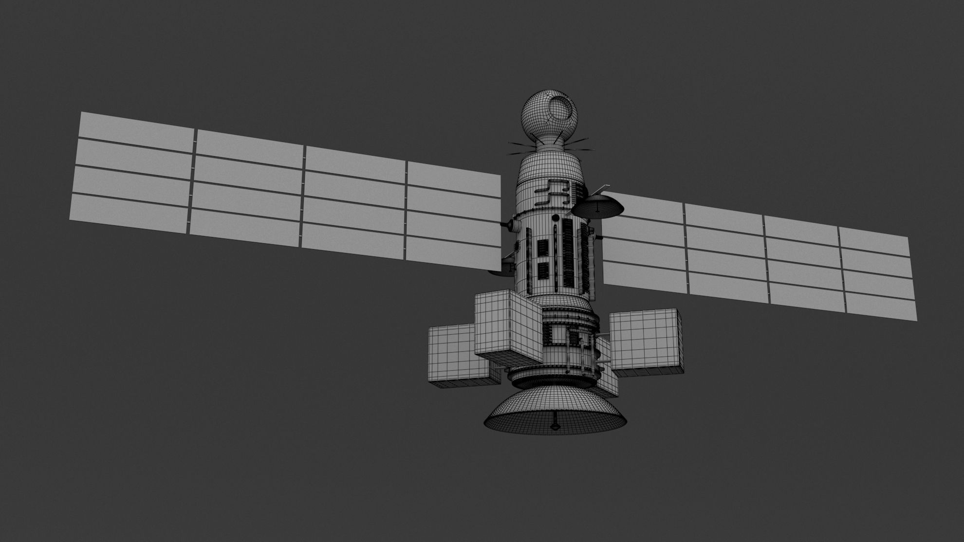 Weather Satellite 2 3D model_10