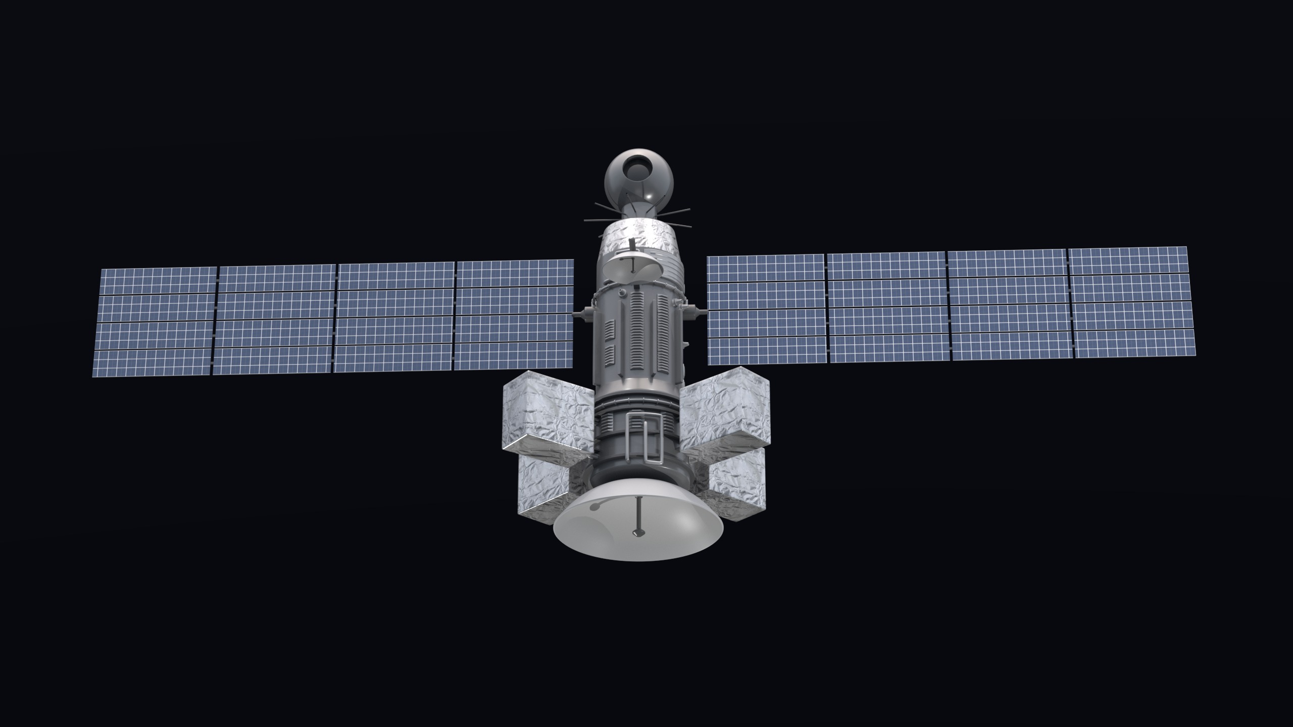 Weather Satellite 2 3D model_5