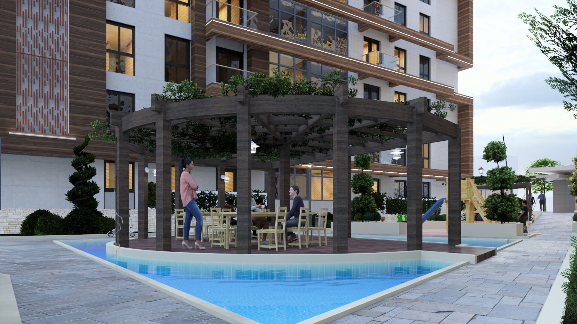 Collective Housing - Modern Apartment 3D model_4