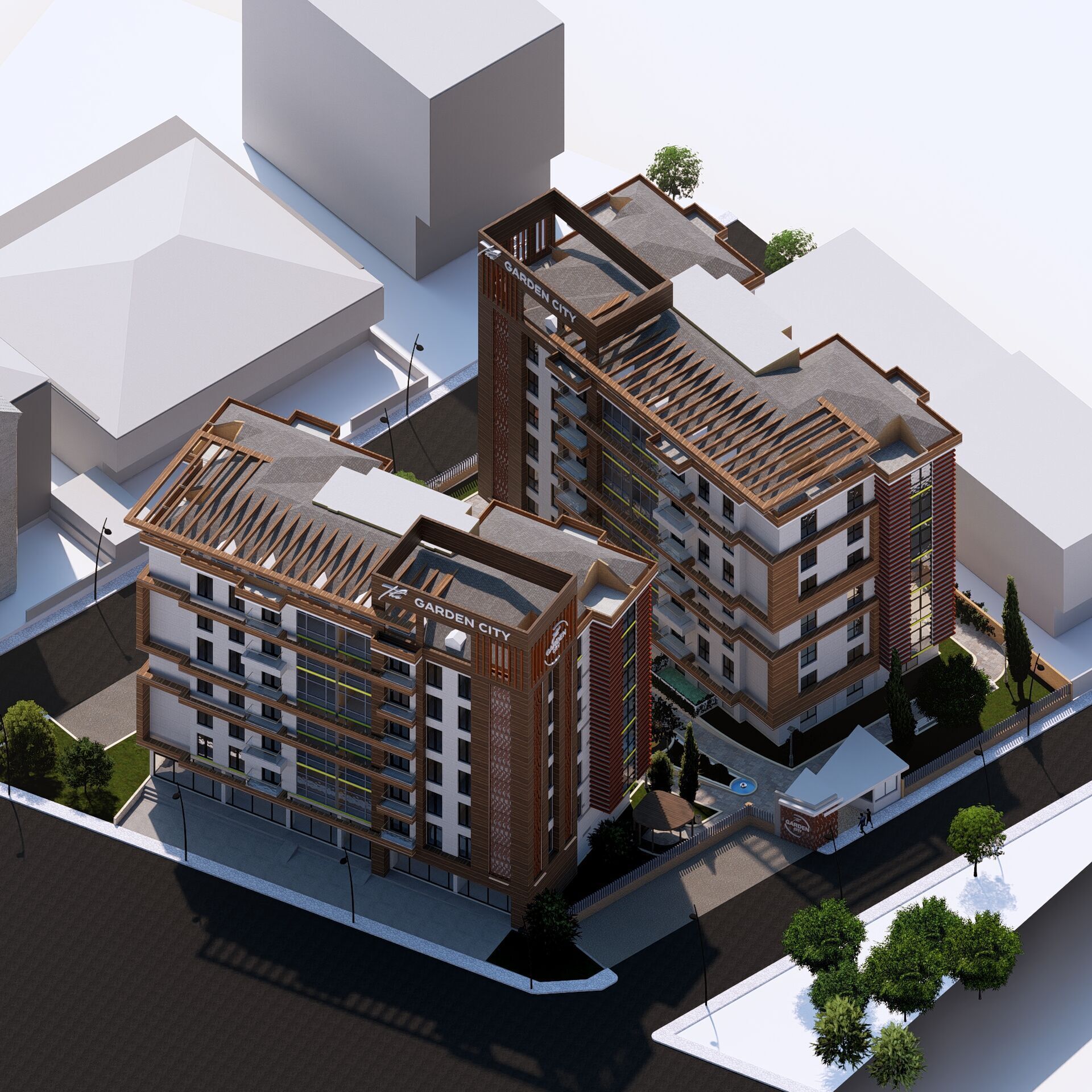 Collective Housing - Modern Apartment 3D model_2