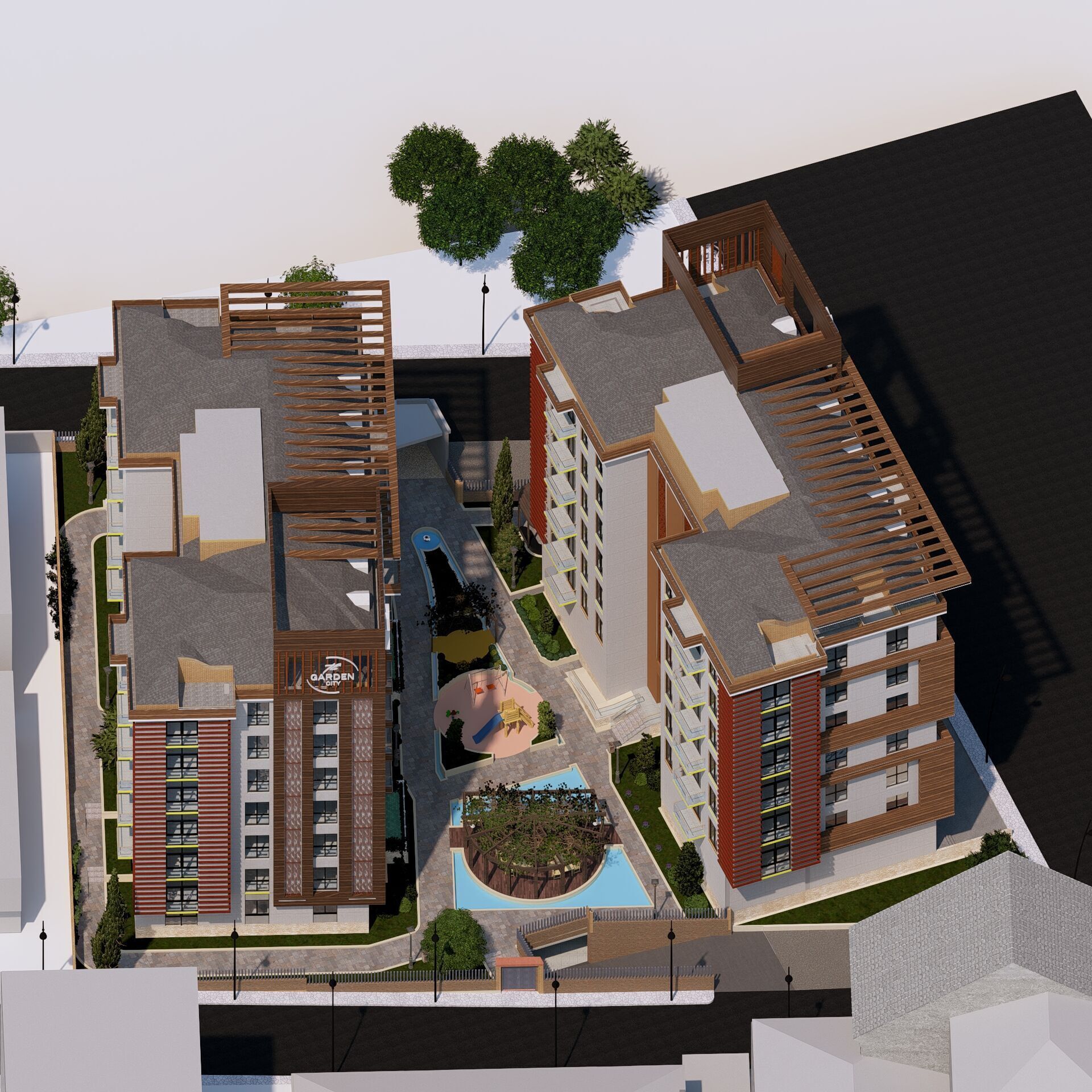 Collective Housing - Modern Apartment 3D model_9