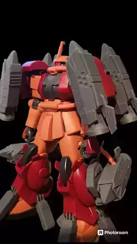 Marine Unit for Amazing Zaku conversion kit 3D print model