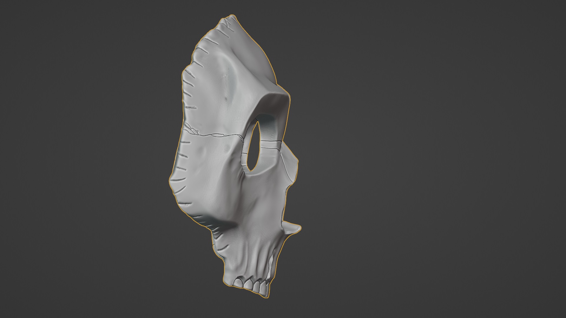 Ghost mask 3D print model_2
