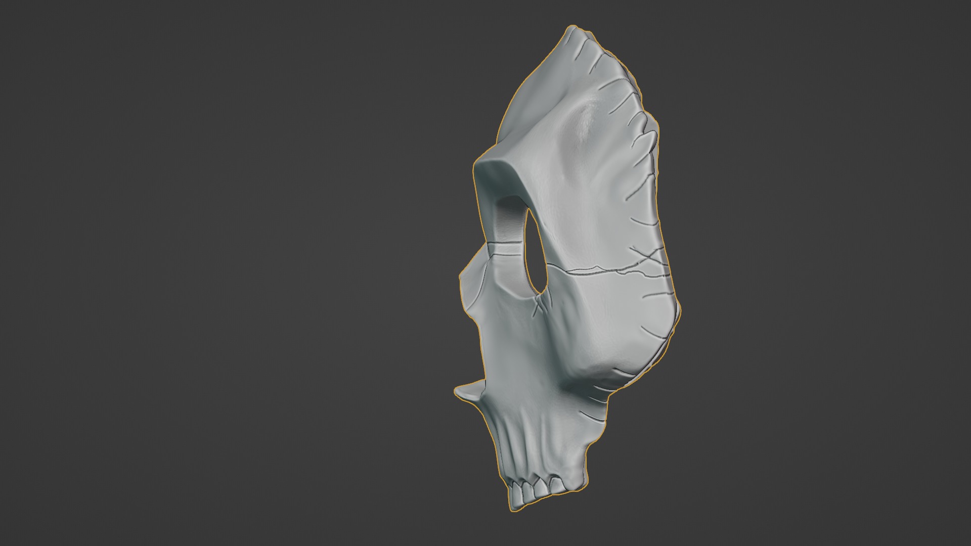 Ghost mask 3D print model_1