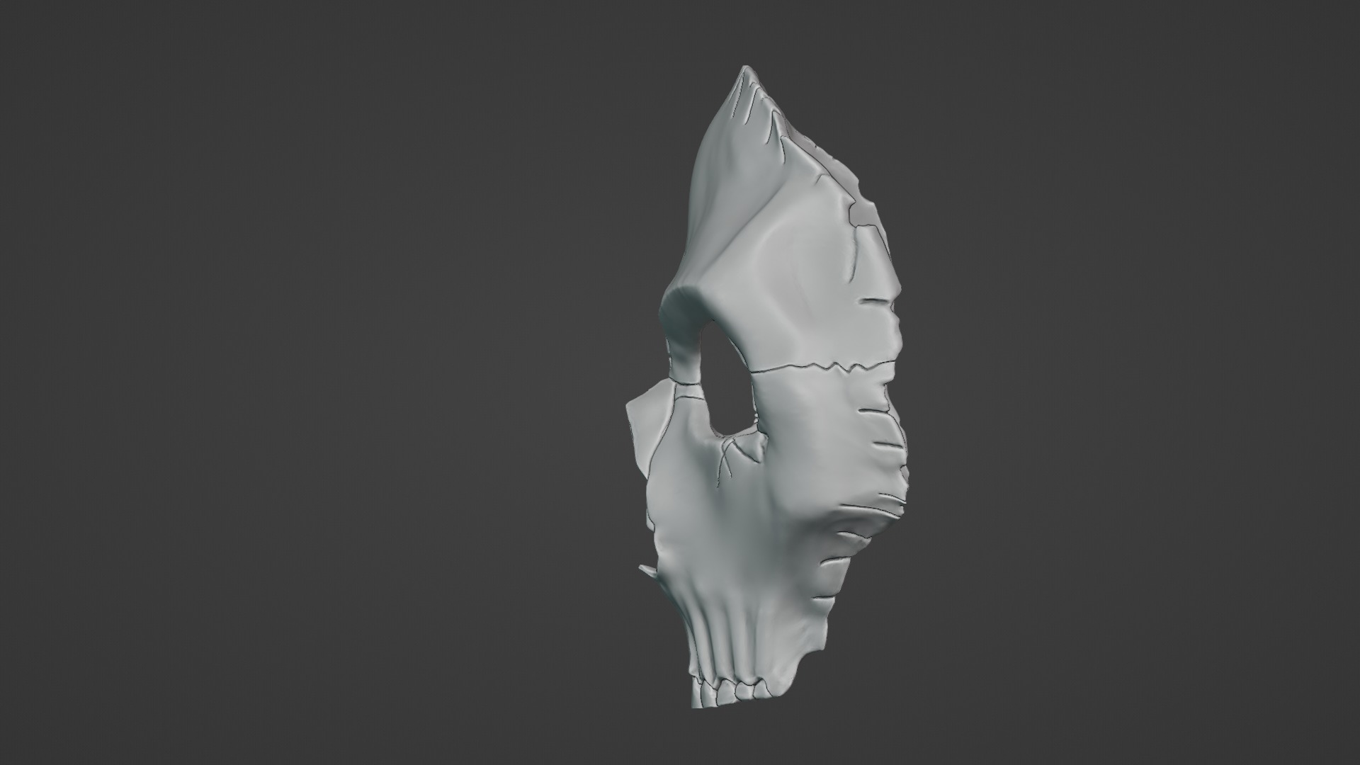 Ghost mask 3D print model_1