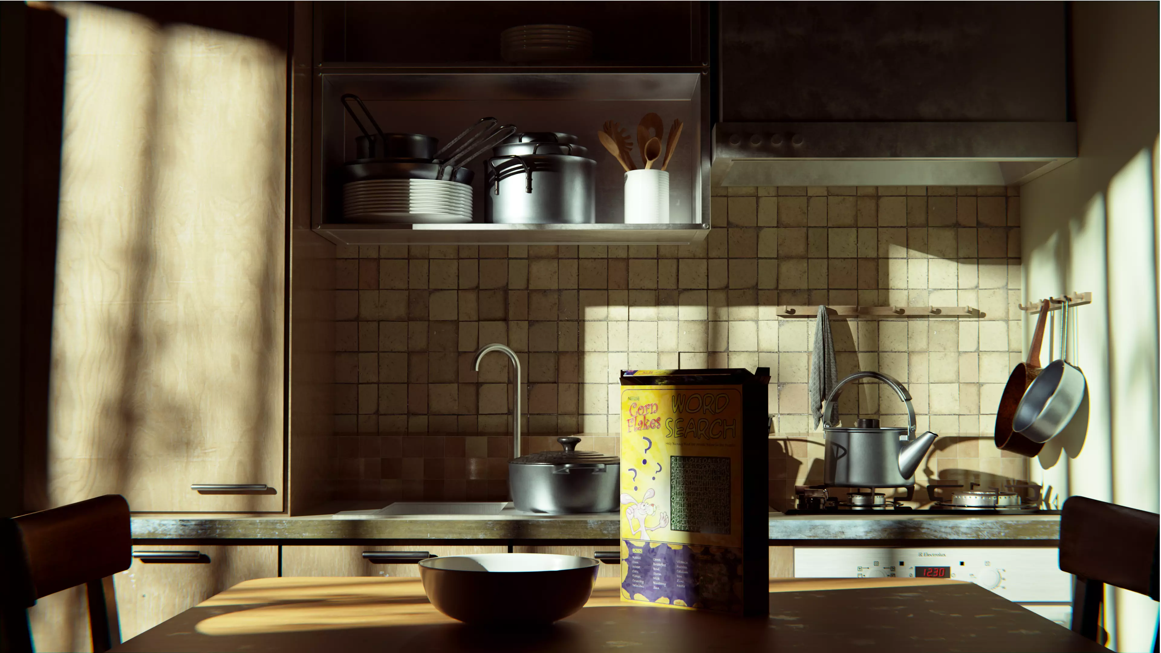 Sunlit Morning Kitchen Blender 3d 3D model_0