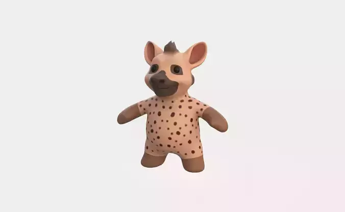 Little animal baby - Hyena cute - Character017