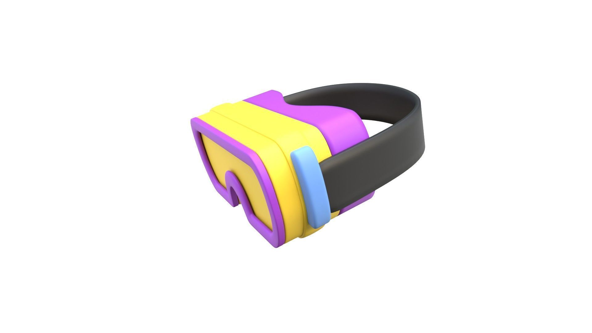 Vr Headset 3D model_1