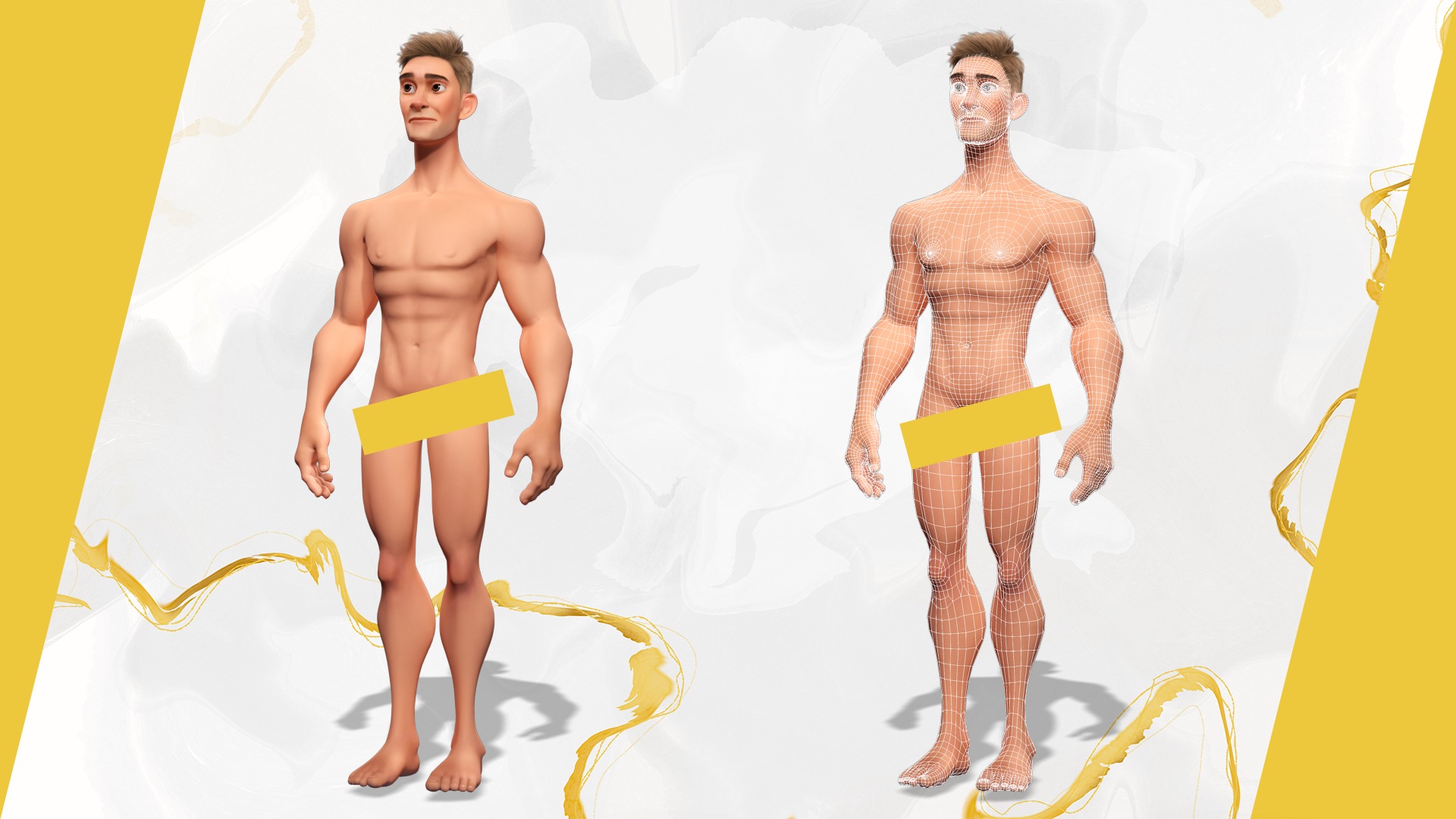 Cartoon Roman soldier in armor with battle outfit Low-poly 3D model_2