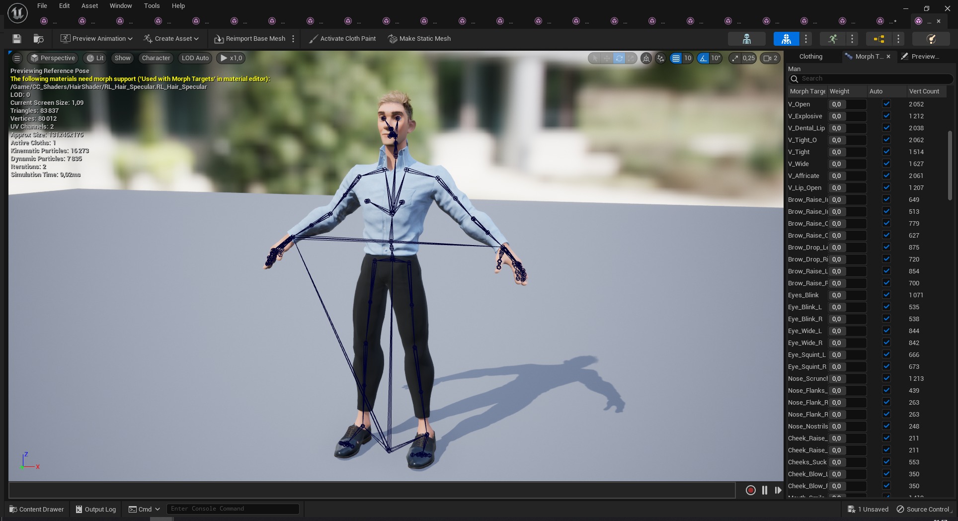 Toon Modern Man classic in Slim Fit Clothes Low-poly 3D model_28