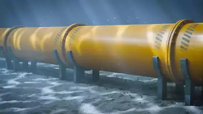 Nord Stream underwater gas pipeline