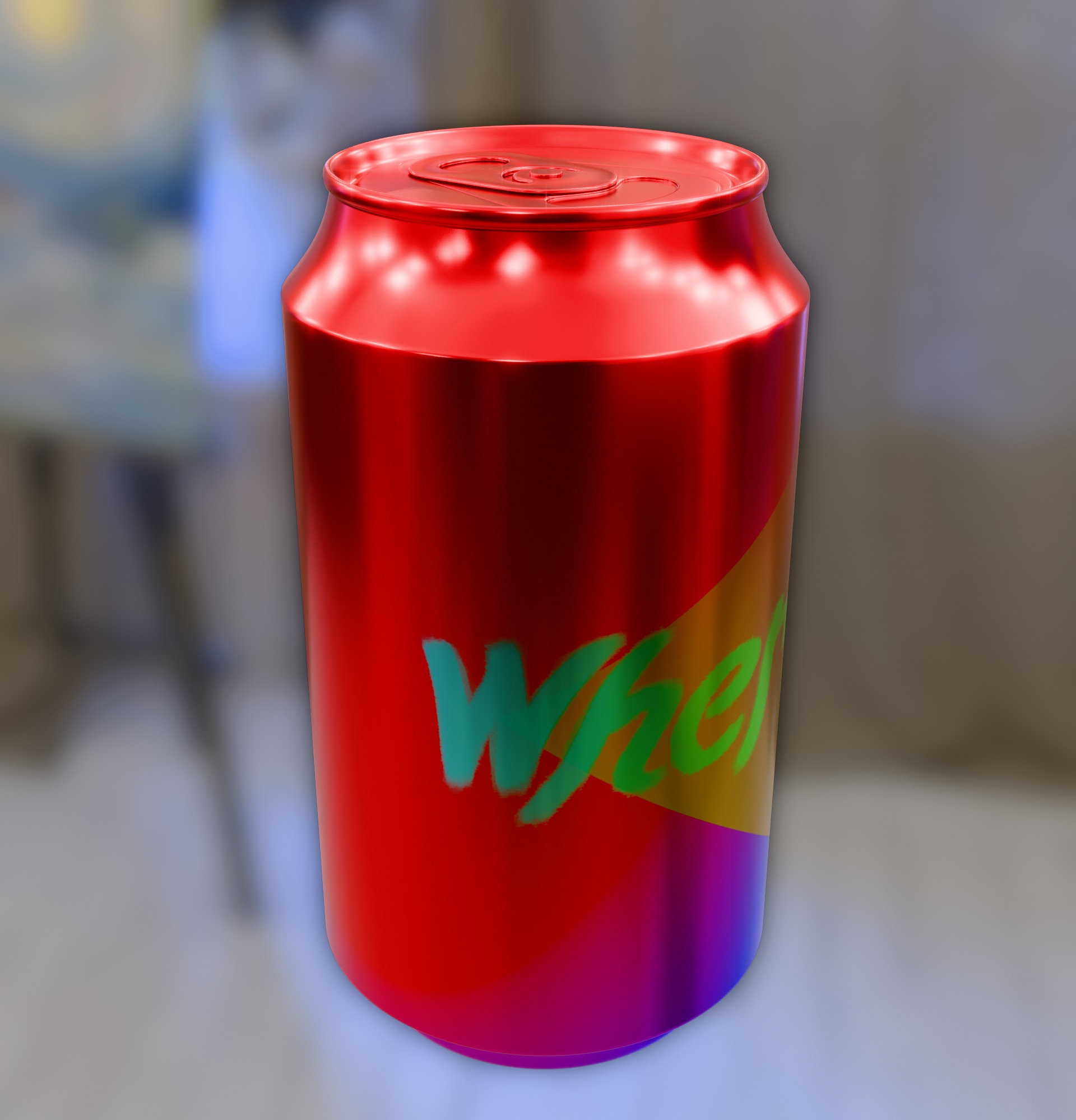 Original Soda Cans 3D model_8