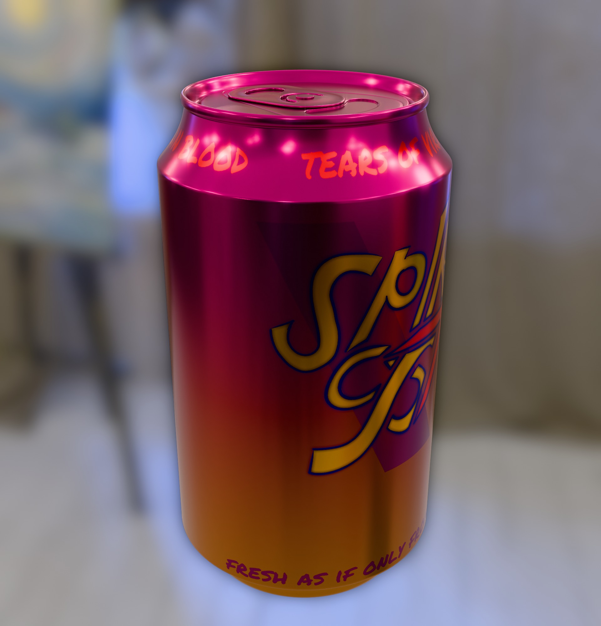 Original Soda Cans 3D model_5