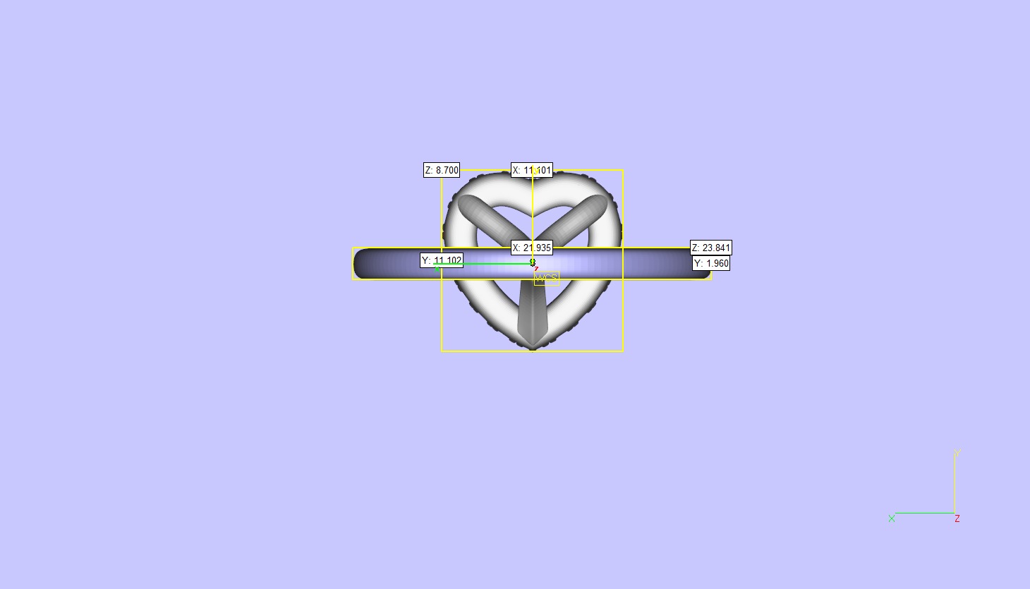 Haert Cut Halo Engagement Ring 3D print model_22