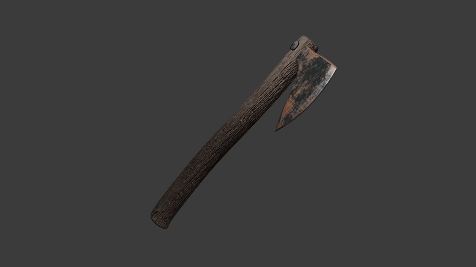 old axe Free low-poly 3D model_2