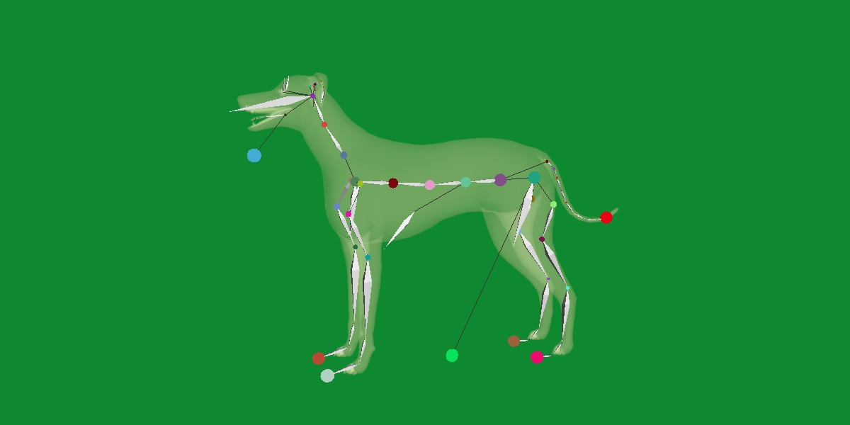 Italian Greyhound Dog Low-poly 3D model_19