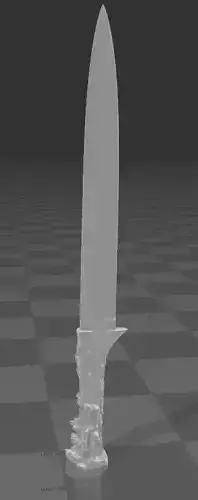 Antler Hilted Scottish Dirk 3D print model