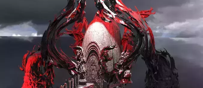 Mistress of evil vine castle 3D model