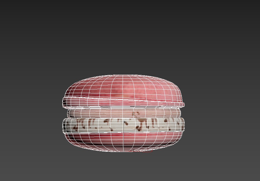French Macarons Low-poly 3D model_18