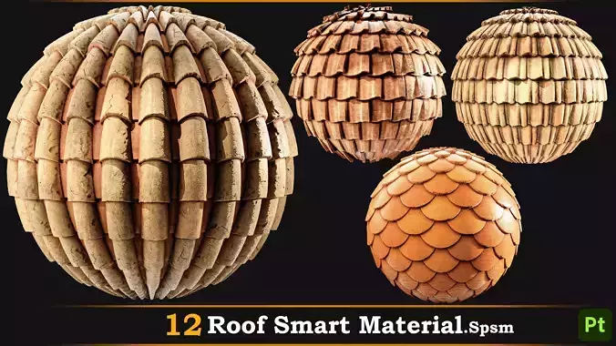 12 Roof Smart Material-Spsm Texture