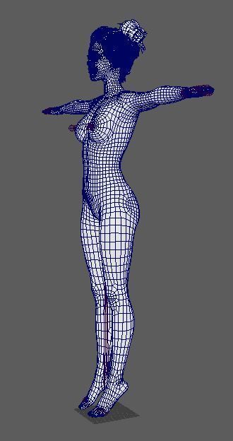 Hailee Steinfeld Character  Low-poly 3D model_20