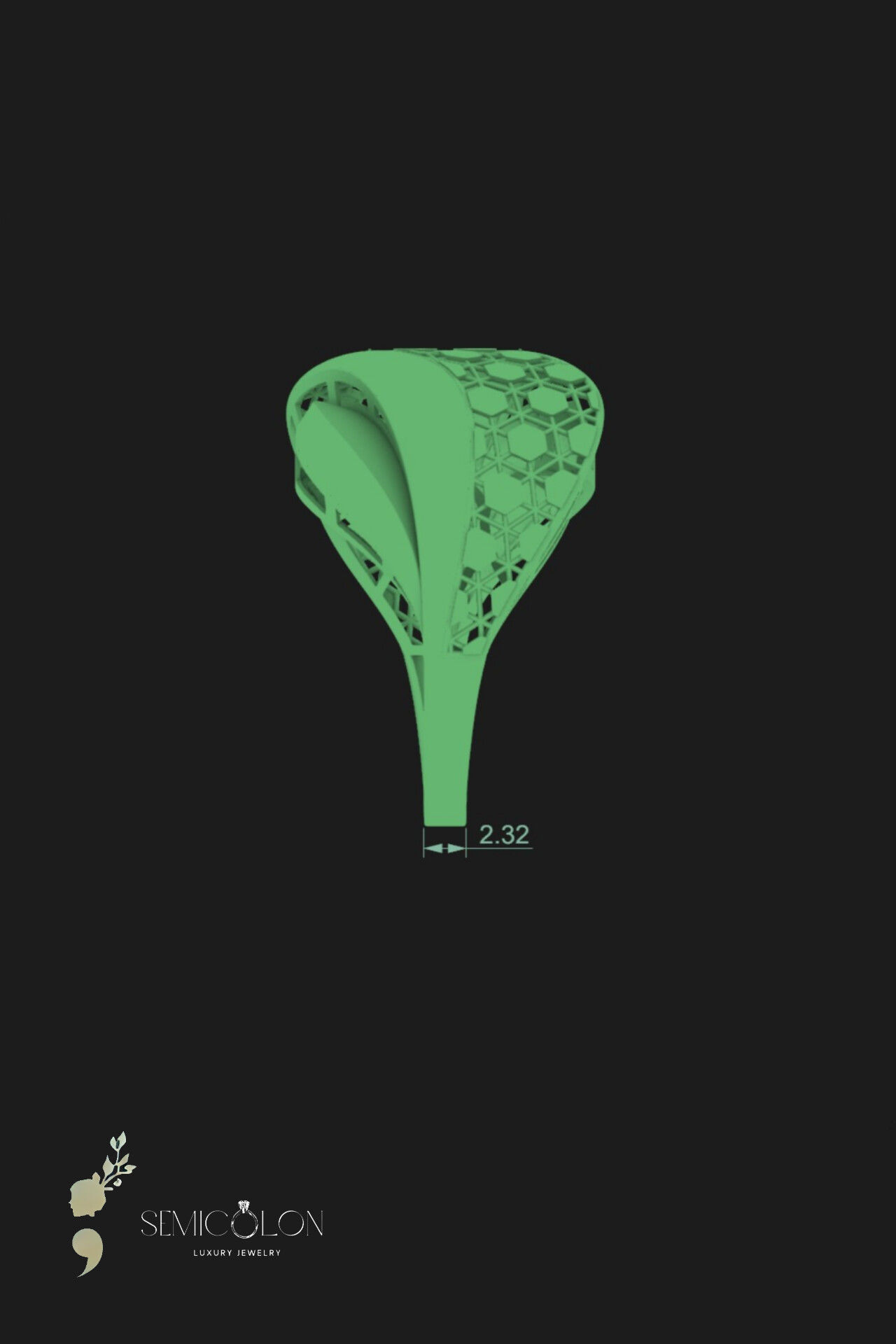 Ring 15 3D print model_4