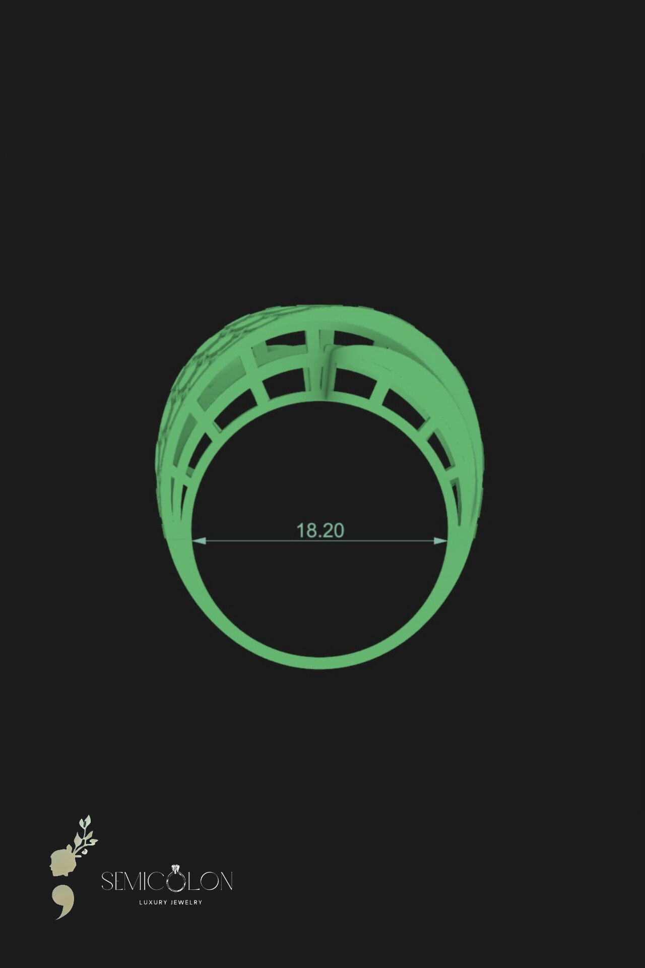 Ring 15 3D print model_3