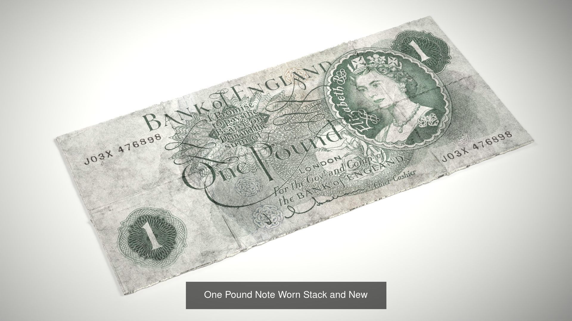 British Bank Notes  3D Model Collection_9
