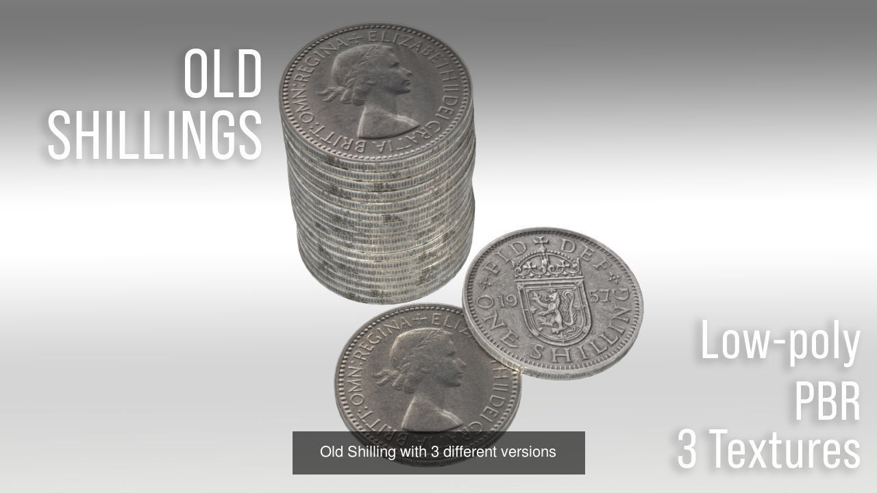 British Bank Notes  3D Model Collection_11