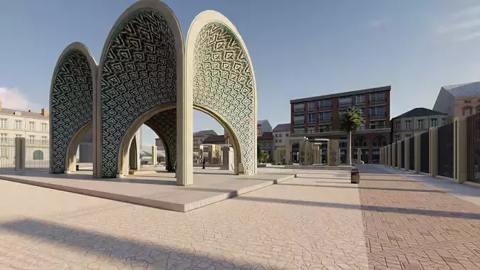 MOSQUE-Mosque 3D model